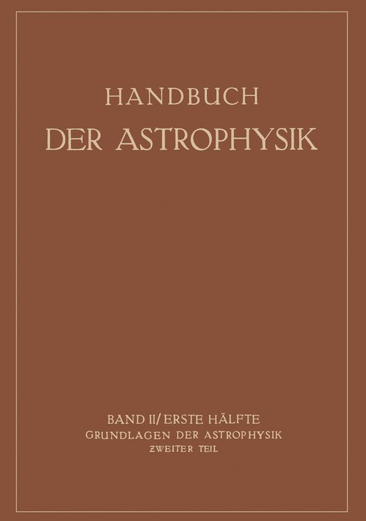 Produktbild: Grundlagen der Astrophysik