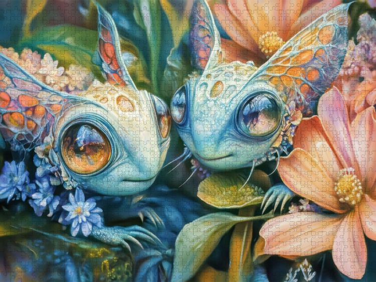 Produktbild: CALVENDO Puzzle Tierische Kreaturen | 1000 Teile Lege-Gr&ouml;&szlig;e 64x48cm Foto-Puzzle f&uuml;r gl&uuml;ckliche Stunden