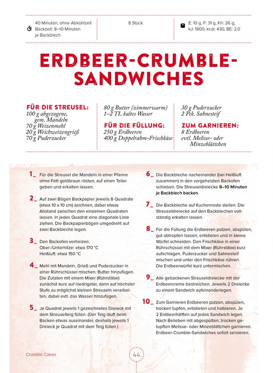 Produktbild: Crumble Cakes
