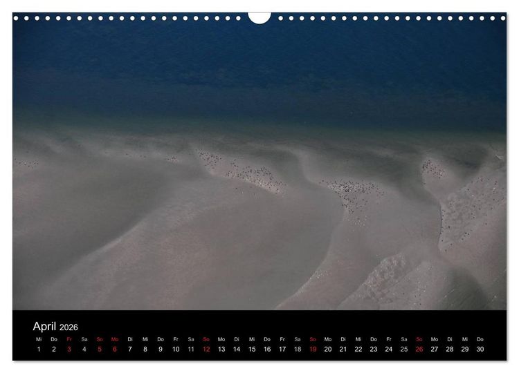 Produktbild: Die Nordseek&uuml;ste (Wandkalender 2026 DIN A3 quer), CALVENDO Monatskalender