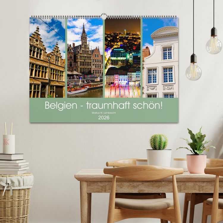 Produktbild: Belgien - traumhaft sch&ouml;n! (Wandkalender 2026 DIN A2 quer), CALVENDO Monatskalender
