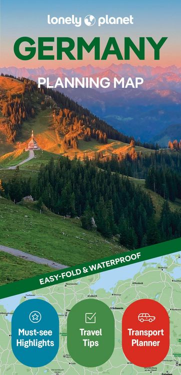 Produktbild: Lonely Planet Germany Planning Map