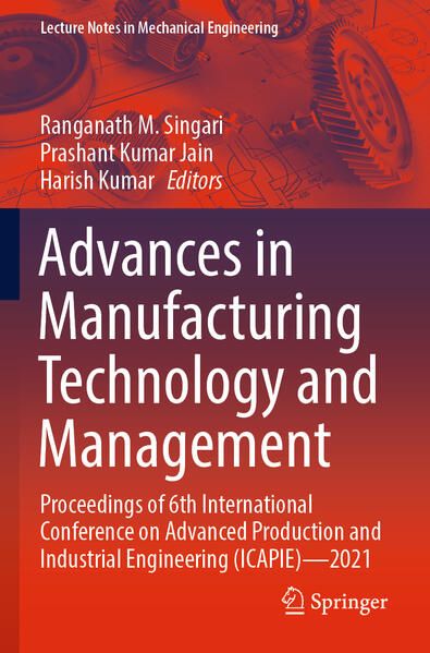 Produktbild: Advances in Manufacturing Technology and Management