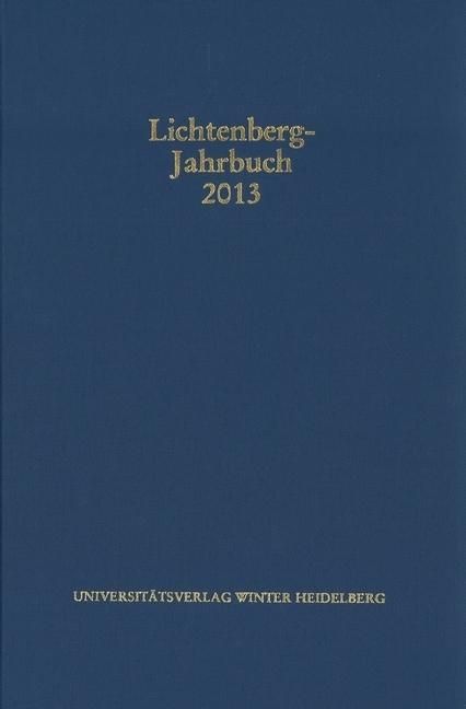 Produktbild: Lichtenberg-Jahrbuch 2013
