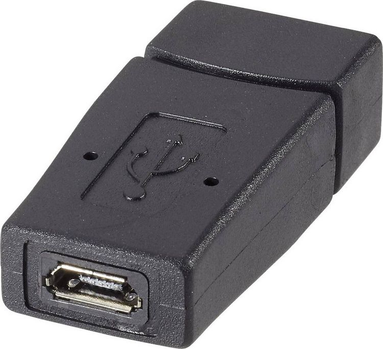 Produktbild: Renkforce USB 2.0 Adapter [1x USB 2.0 Buchse A - 1x USB 2.0 Buchse Micro-B] rf-usba-01
