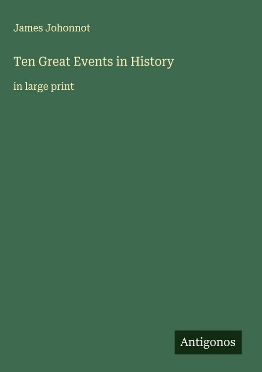 Produktbild: Ten Great Events in History