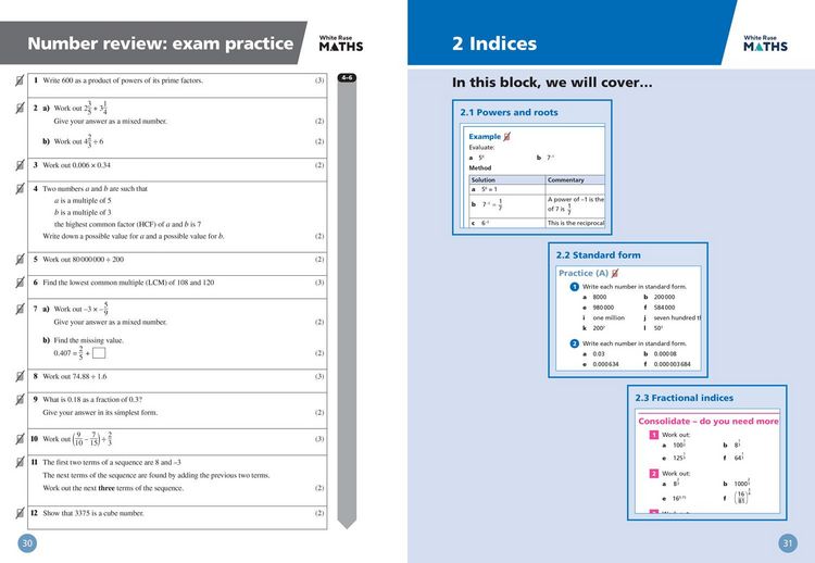 Produktbild: White Rose Gcse Edx H Sb1