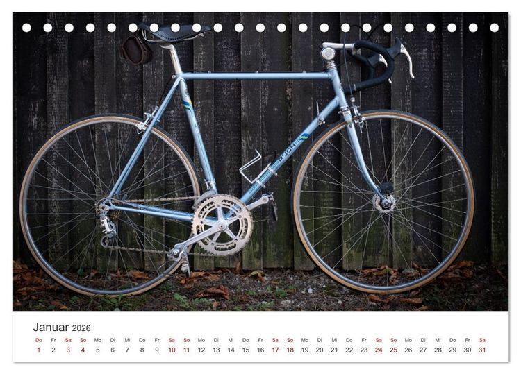 Produktbild: Stahlrenner - Rennrad-Klassiker aus Europa (Tischkalender 2026 DIN A5 quer), CALVENDO Monatskalender