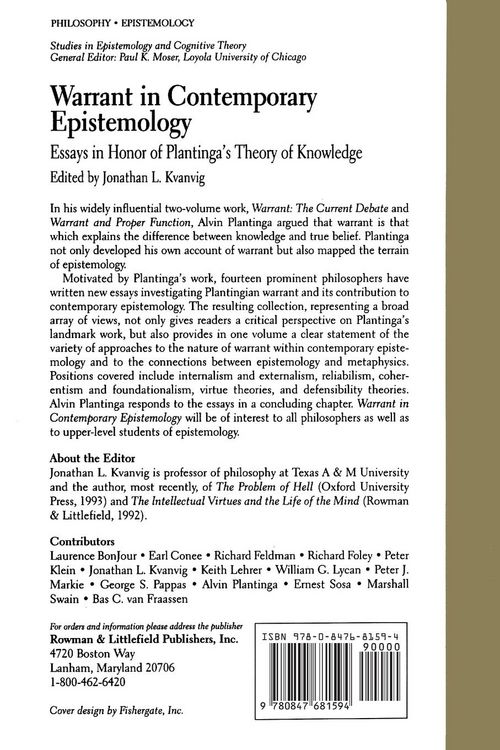 Produktbild: Warrant in Contemporary Epistemology