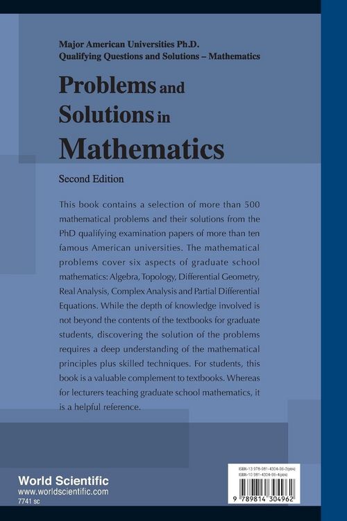 Produktbild: Prob & Soln in Mathematics 2ed