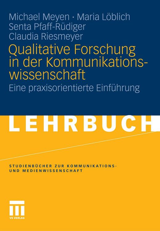 Produktbild: Qualitative Forschung in der Kommunikationswissenschaft