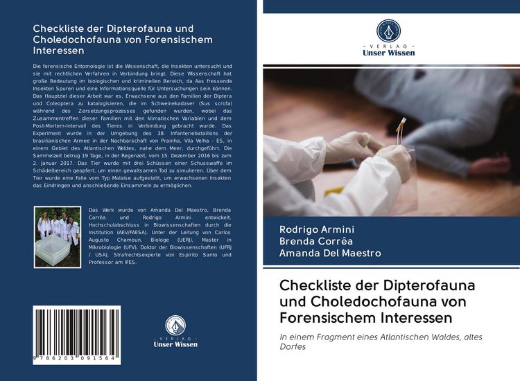 Produktbild: Checkliste der Dipterofauna und Choledochofauna von Forensischem Interessen