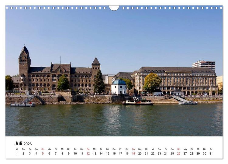 Produktbild: Rhein und Burgen (Wandkalender 2026 DIN A3 quer), CALVENDO Monatskalender