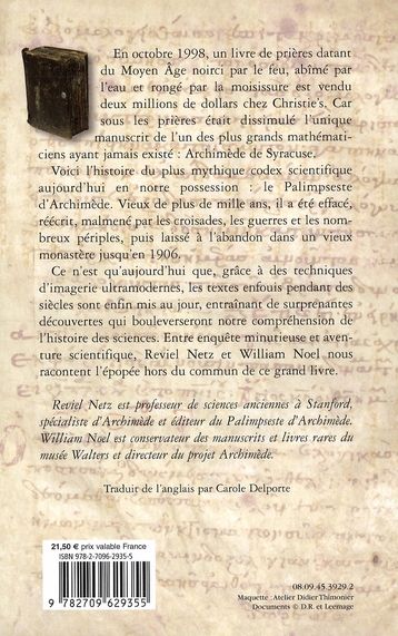 Produktbild: Le codex d'Archim&egrave;de