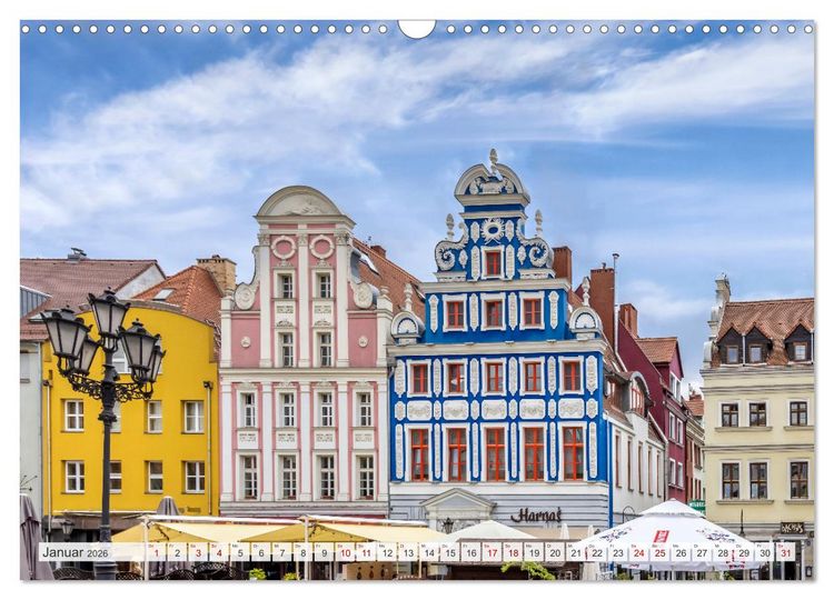 Produktbild: STETTIN Impressionen aus dem Stadtherzen (Wandkalender 2026 DIN A3 quer), CALVENDO Monatskalender