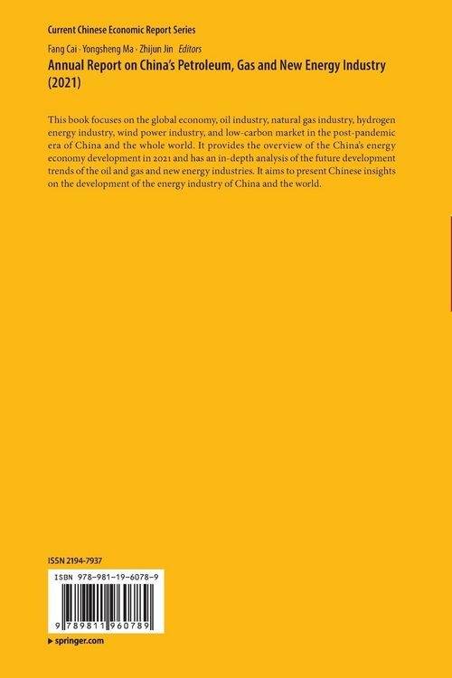 Produktbild: Annual Report on China&rsquo;s Petroleum, Gas and New Energy Industry (2021)