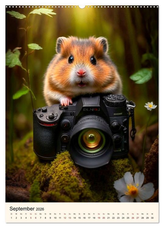 Produktbild: Was f&uuml;r ein Hamster (hochwertiger Premium Wandkalender 2026 DIN A2 hoch), Kunstdruck in Hochglanz