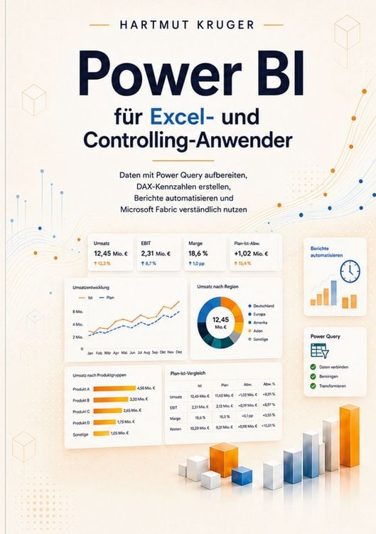 Produktbild: Power BI f&uuml;r Excel- und Controlling-Anwender