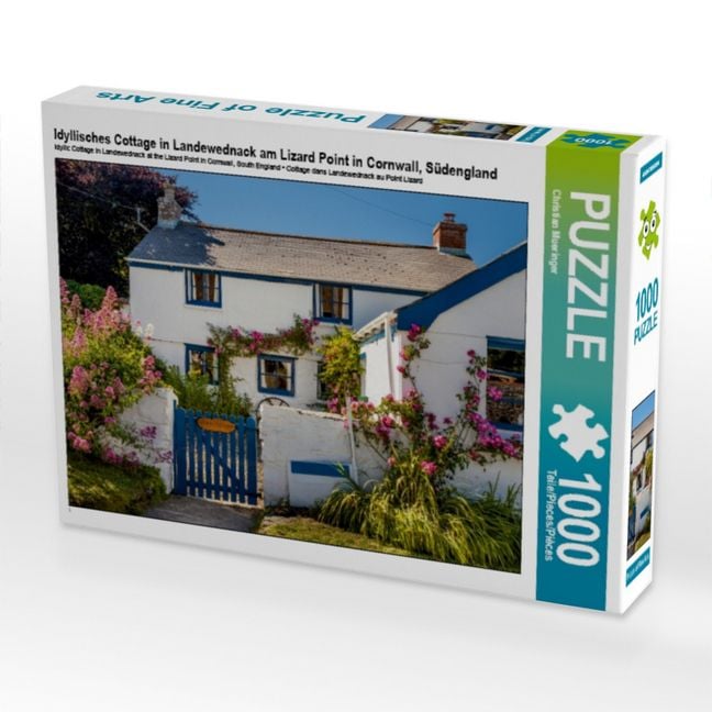 Produktbild: CALVENDO Puzzle Idyllisches Cottage in Landewednack am Lizard Point | 1000 Teile Lege-Gr&ouml;&szlig;e 64x48cm Foto-Puzzle f&uuml;r gl&uuml;ckliche Stunden