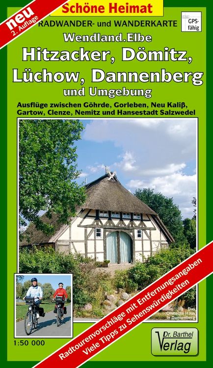 Produktbild: Radwander- und Wanderkarte Wendland.Elbe, Hitzacker, D&ouml;mitz, L&uuml;chow, Dannenberg und Umgebung