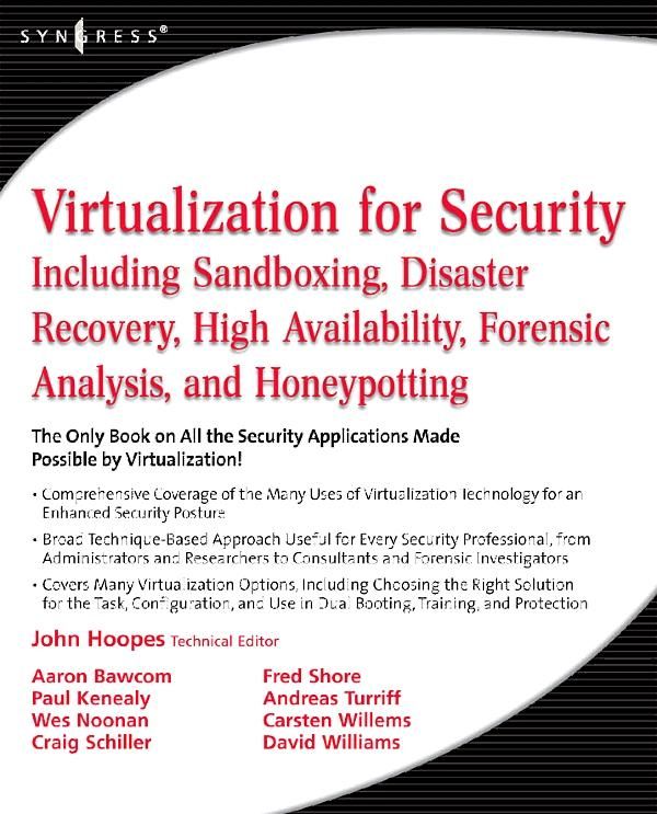 Produktbild: Virtualization for Security