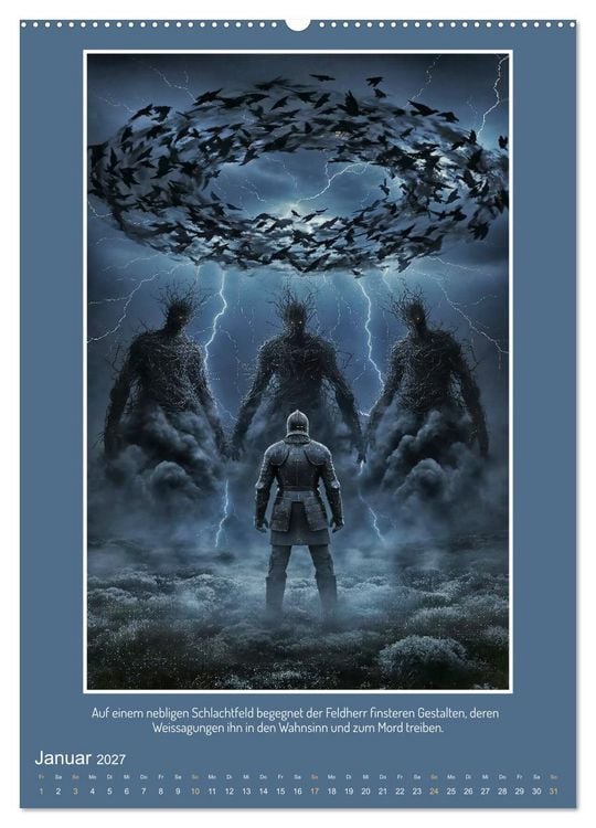 Produktbild: Fantastische Szenen aus gro&szlig;en Opern (hochwertiger Premium Wandkalender 2027 DIN A2 hoch), Kunstdruck in Hochglanz