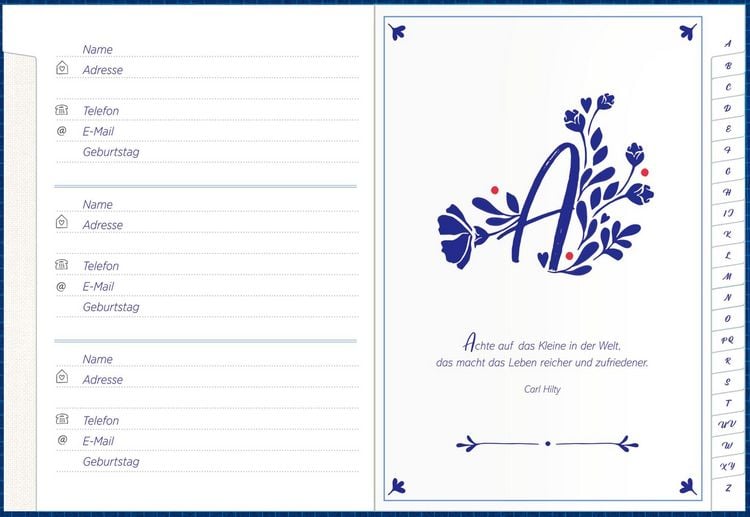 Produktbild: Adressbuch