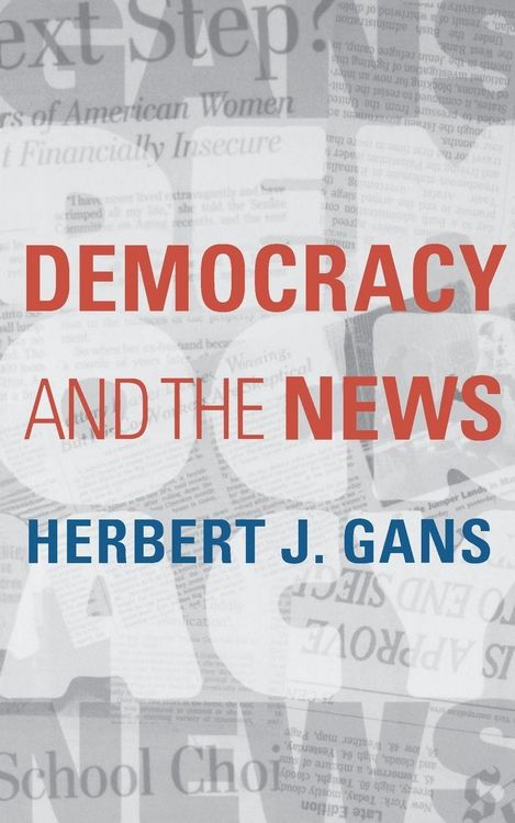 Produktbild: Democracy and the News