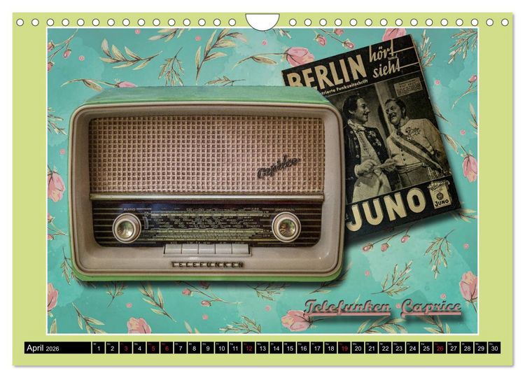 Produktbild: RADIO LEGENDEN (Wandkalender 2026 DIN A4 quer), CALVENDO Monatskalender