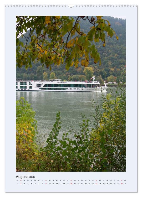 Produktbild: Die Donau von Passau zum Delta (hochwertiger Premium Wandkalender 2026 DIN A2 hoch), Kunstdruck in Hochglanz