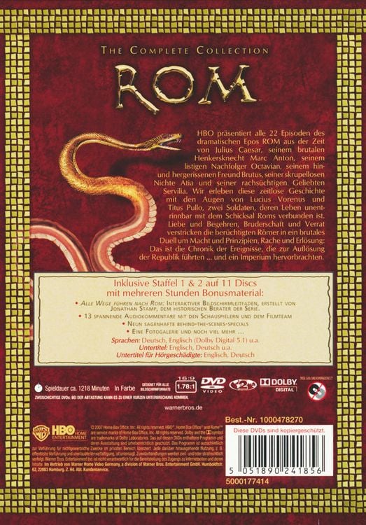 Produktbild: Rom - The Complete Collection [11 DVDs]