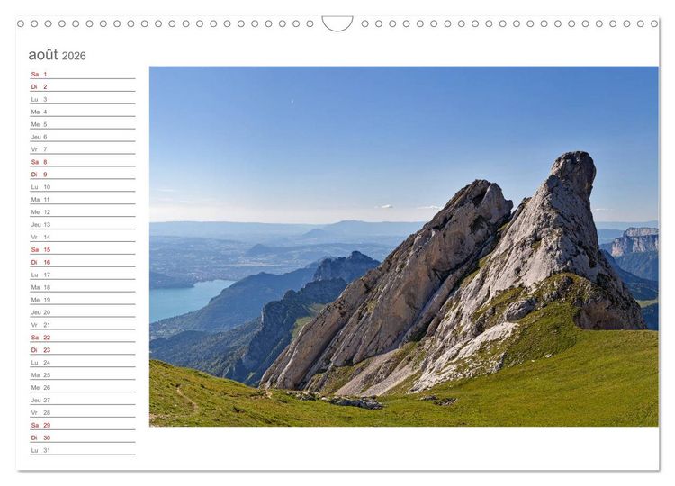 Produktbild: Coup d'&oelig;il sur le Lac d'Annecy (Calendrier mural 2026 DIN A3 vertical), CALVENDO calendrier mensuel