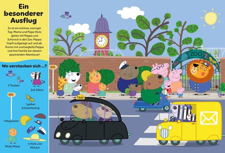 Produktbild: Peppa Pig: Wo ist Peppa? Mein tierisches Wimmelbuch