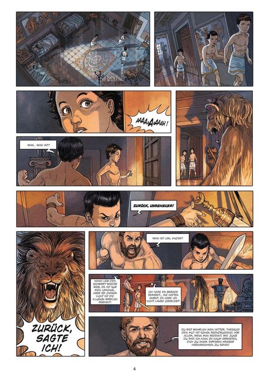 Produktbild: Mythen der Antike: Theseus und der Minotaurus (Graphic Novel)