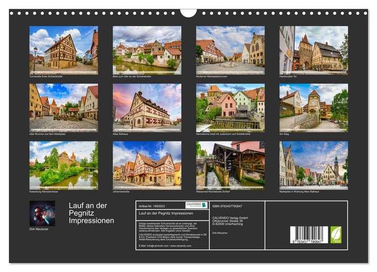 Produktbild: Lauf an der Pegnitz Impressionen (Wandkalender 2026 DIN A3 quer), CALVENDO Monatskalender