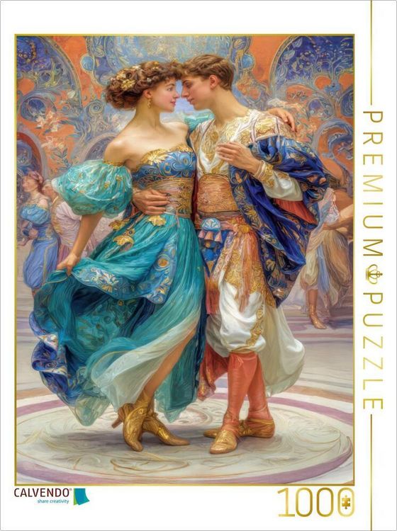 Produktbild: CALVENDO Puzzle Die sinnliche Sch&ouml;nheit des Jugendstils | 1000 Teile Lege-Gr&ouml;&szlig;e 64x48cm Foto-Puzzle f&uuml;r gl&uuml;ckliche Stunden