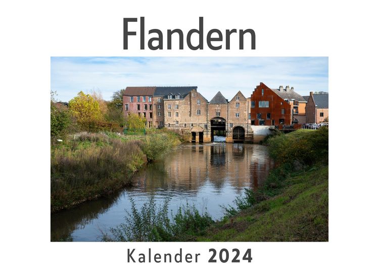 Produktbild: Flandern (Wandkalender 2024, Kalender DIN A4 quer, Monatskalender im Querformat mit Kalendarium, Das perfekte Geschenk)