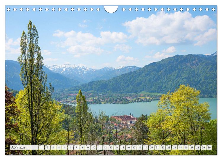 Produktbild: Es is so schee am Tegernsee (Wandkalender 2026 DIN A4 quer), CALVENDO Monatskalender