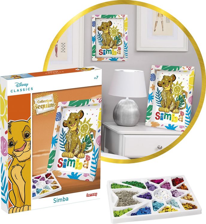 Produktbild: COLLECTION SEQUINS - Paillettenkunst Simba