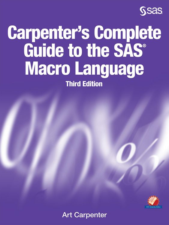 Produktbild: Carpenter's Complete Guide to the SAS Macro Language, Third Edition