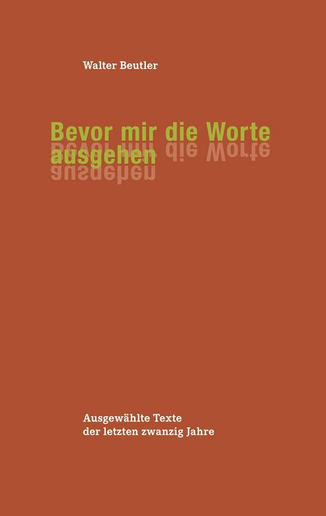 Produktbild: Bevor mir die Worte ausgehen