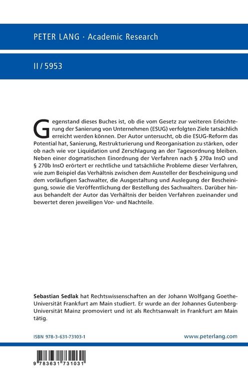 Produktbild: Das Schutzschirmverfahren &ndash; Auswirkungen des Gesetzes zur weiteren Erleichterung der Sanierung von Unternehmen auf die Eigenverwaltung
