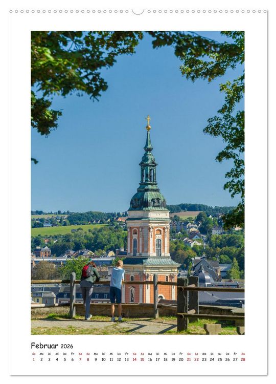Produktbild: Elsterperle Greiz (hochwertiger Premium Wandkalender 2026 DIN A2 hoch), Kunstdruck in Hochglanz