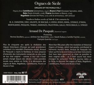 Produktbild: Orgues de Sicile (Organs of the World,Vol. 1)