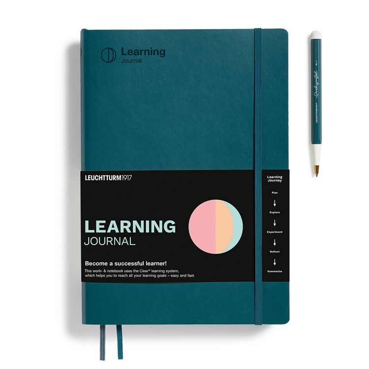 Produktbild: LEUCHTTURM1917 Learning Journal Composition (B5), Flexcover, Pacific Green, Englisch
