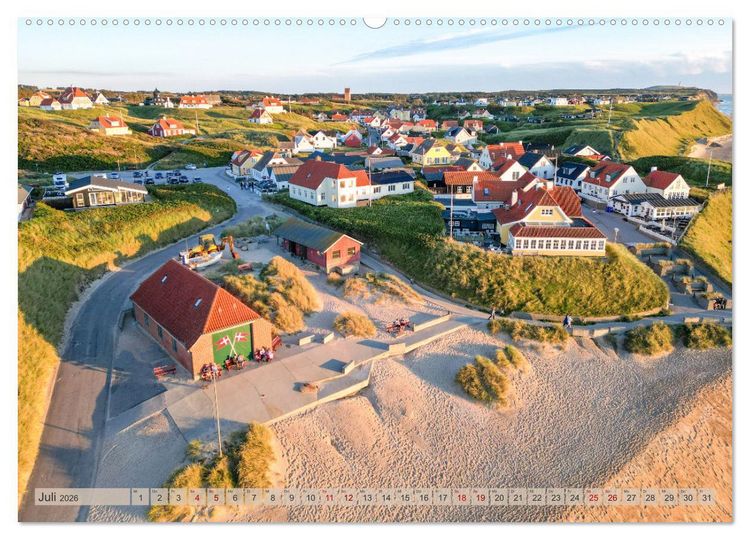Produktbild: Nordj&uuml;tlands Highlights (hochwertiger Premium Wandkalender 2026 DIN A2 quer), Kunstdruck in Hochglanz