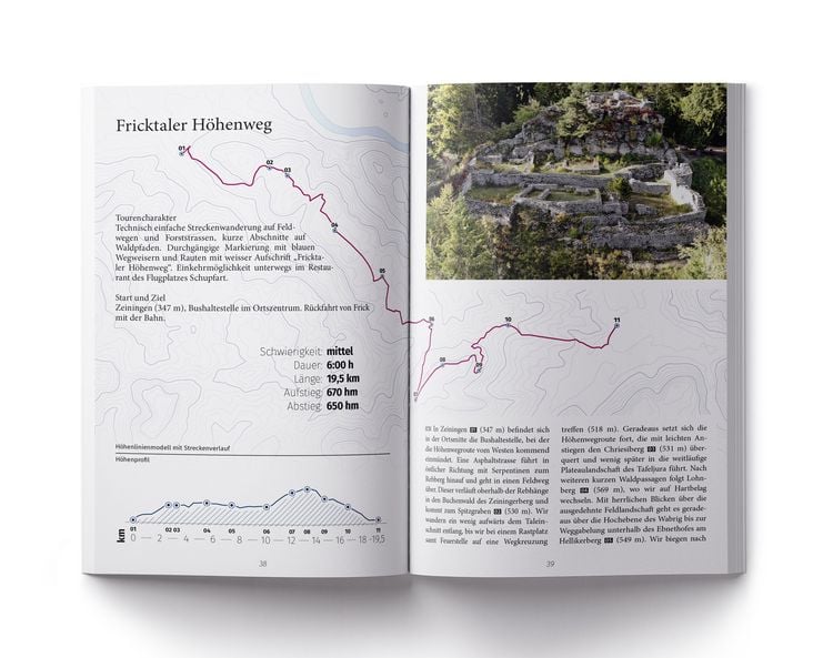Produktbild: K&uuml;mmerly+Frey Raus und Wandern Jura &ndash; Wanderf&uuml;hrer
