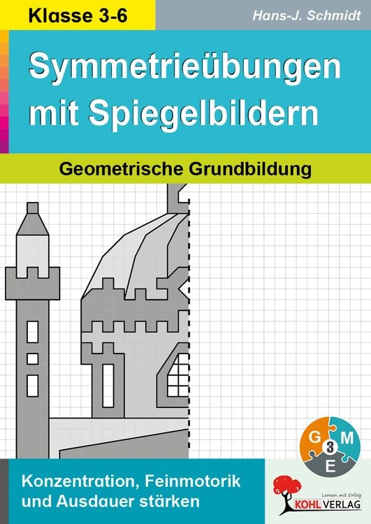 Produktbild: Symmetrie&uuml;bungen mit Spiegelbildern / Geometrische Grundbildung