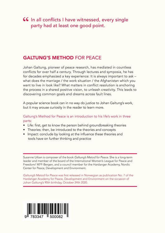 Produktbild: Galtung's Method For Peace