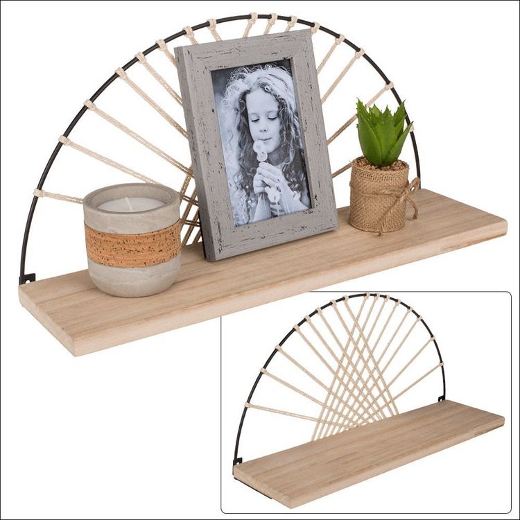 Produktbild: Holz-Metall-Regal Makramee